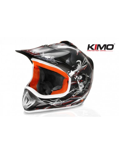 Casque Cross enfant VERT - KIMO pour Moto et Quad Helmet ATV