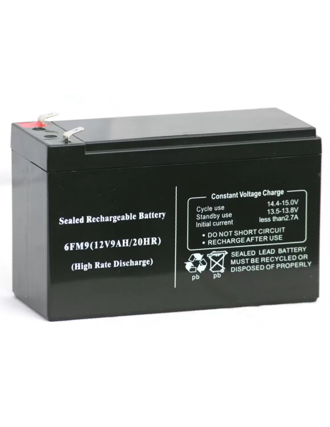 Batterie étanche 12V 9Ah 6 FM 9 Moto électrique